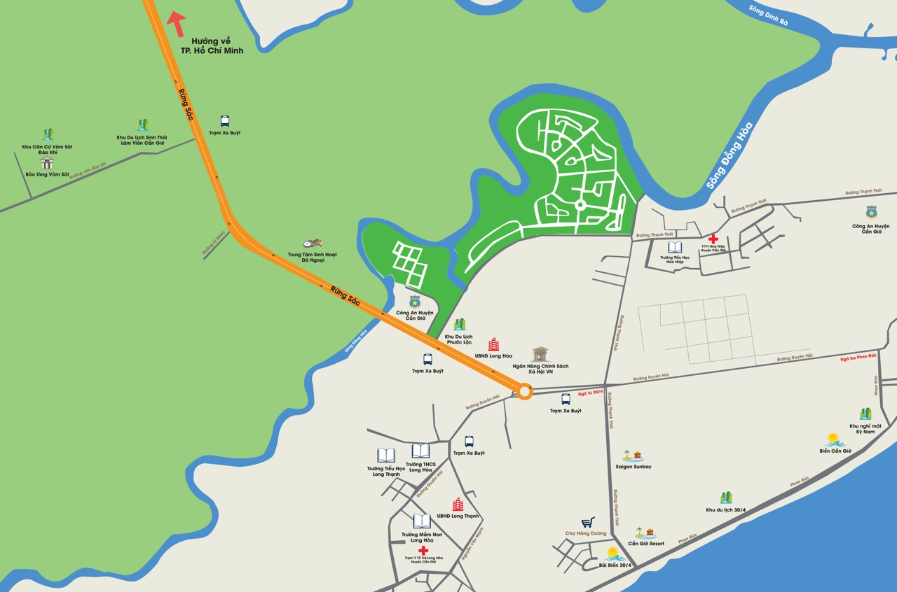 Vị trí dự án KDC Phước Lộc (La Maison De)